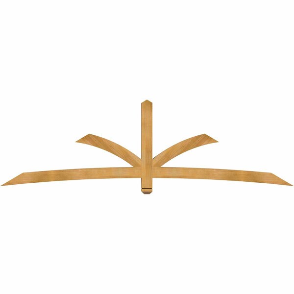 Ekena Millwork Davenport Timber Gable Bracket, Western Red Cedar, 108"W x 31 1/2"H x 4"D x 4"F, 7/12 Pitch GBW108X31X0404DAV00RWR - main